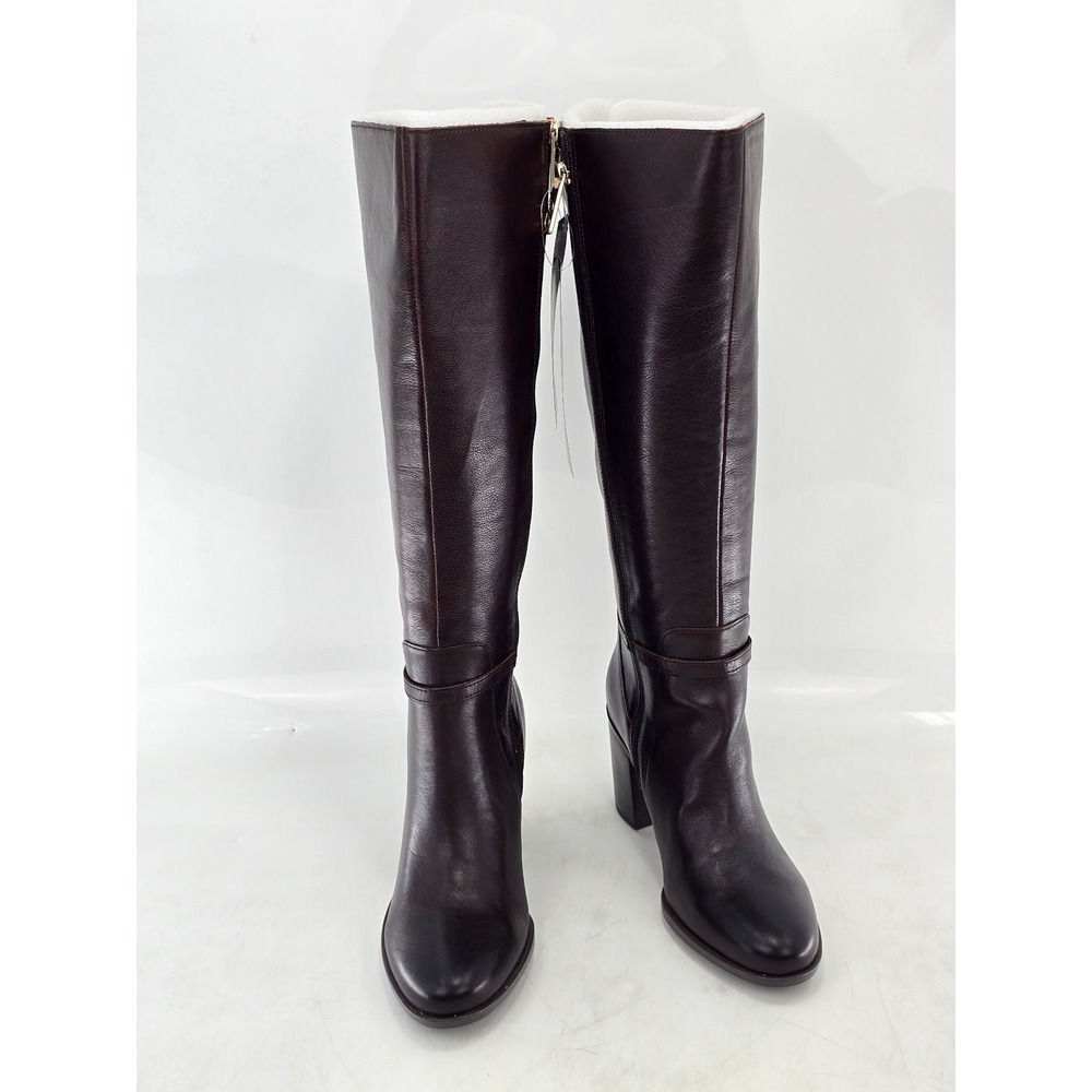 Naturalizer Kalina Boots Womens 11 W Dark Brown Leather Wide Calf - New